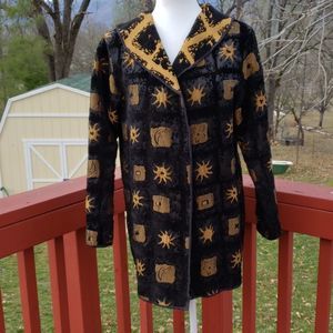 Carol Turner Collection, CTC, Jacket, long, black/gold